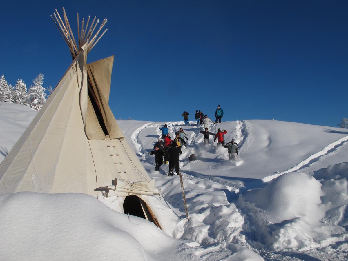 Village Tipi La Féclaz Eksteriør billede