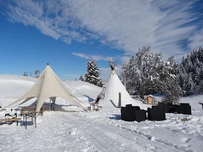 Village Tipi La Féclaz Eksteriør billede