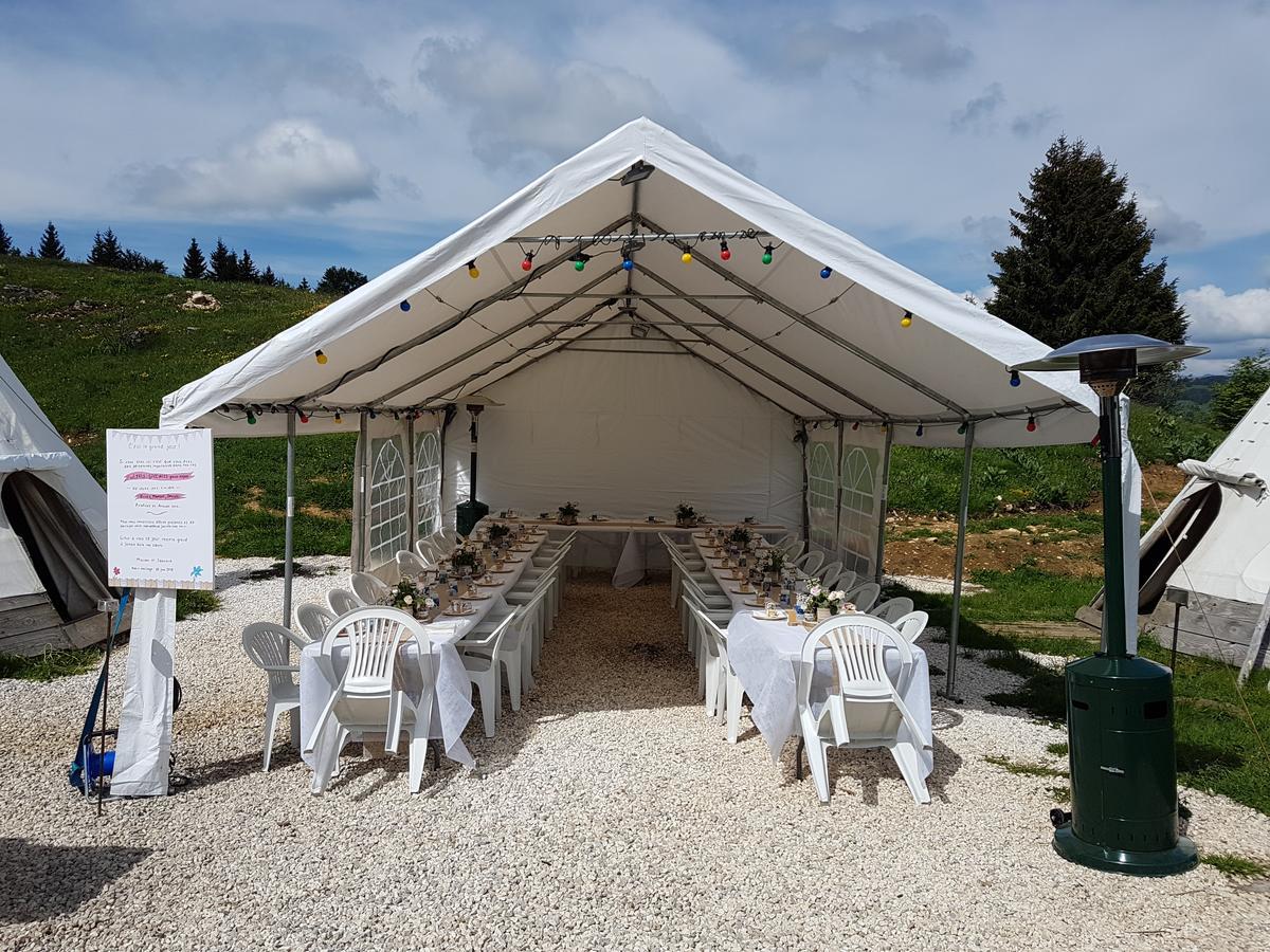 Village Tipi La Féclaz Eksteriør billede
